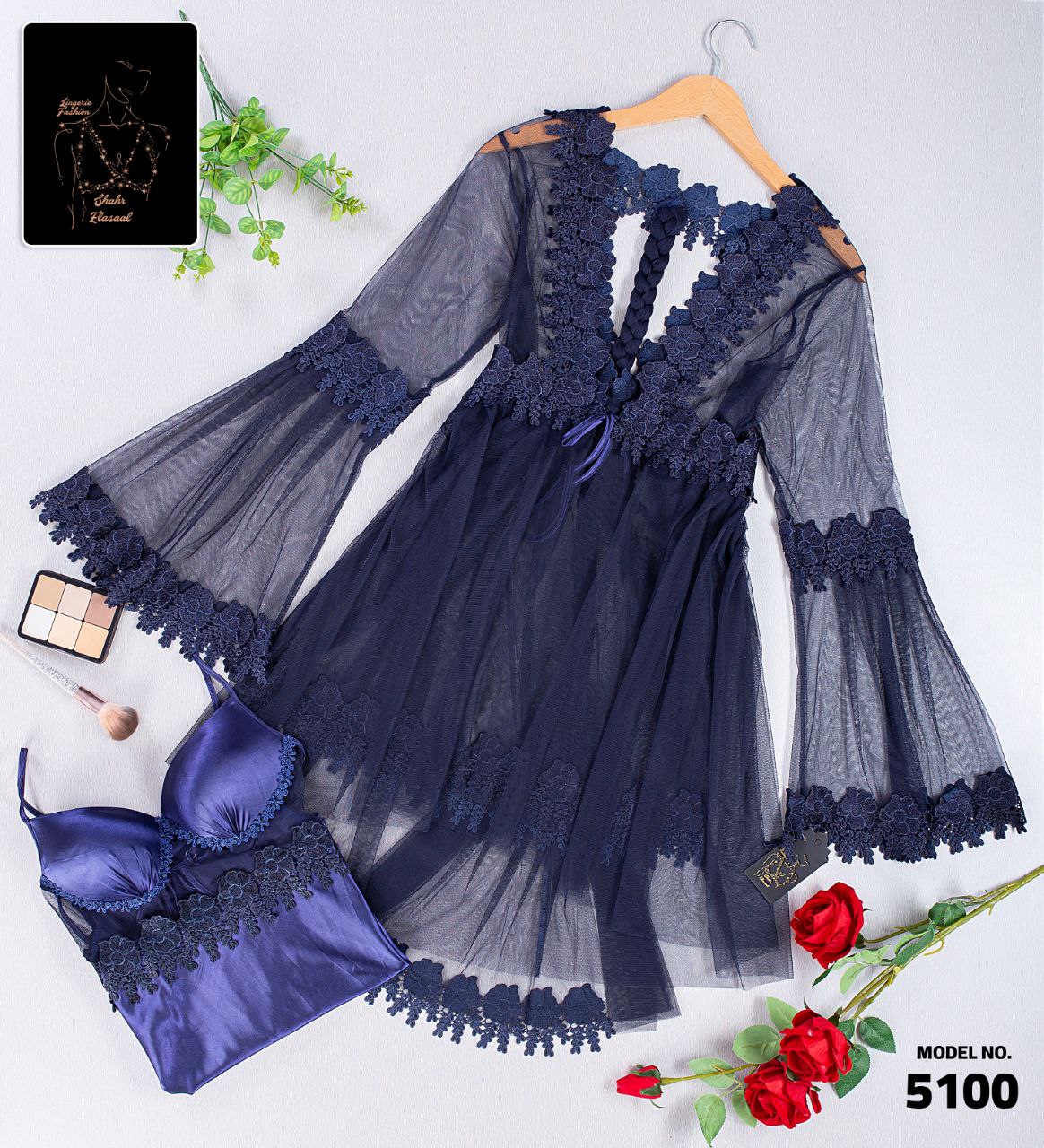 blue dress